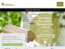 Tablet Screenshot of hok-elannonhautauspalvelu.fi